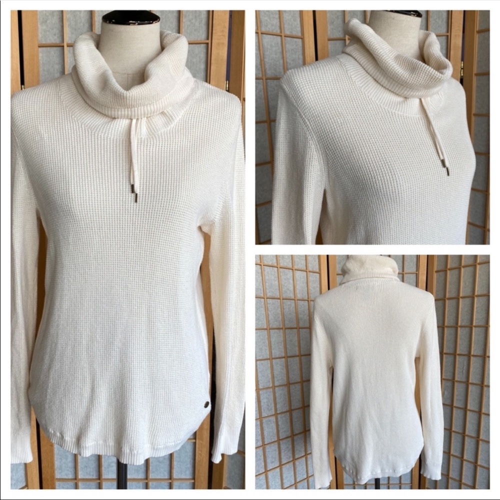 Lauren Ralph Lauren Waffle Knit Pullover SZ M